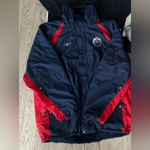 Vintage NHL Edmonton Oilers Reversible jacket - Picture 2 of 6
